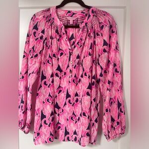 Lilly Pulitzer Elsa Silk Top (M)